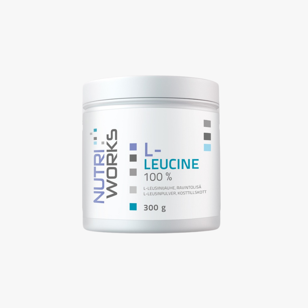 L-Leucine 100% -Leusiinijauhe, 300 g