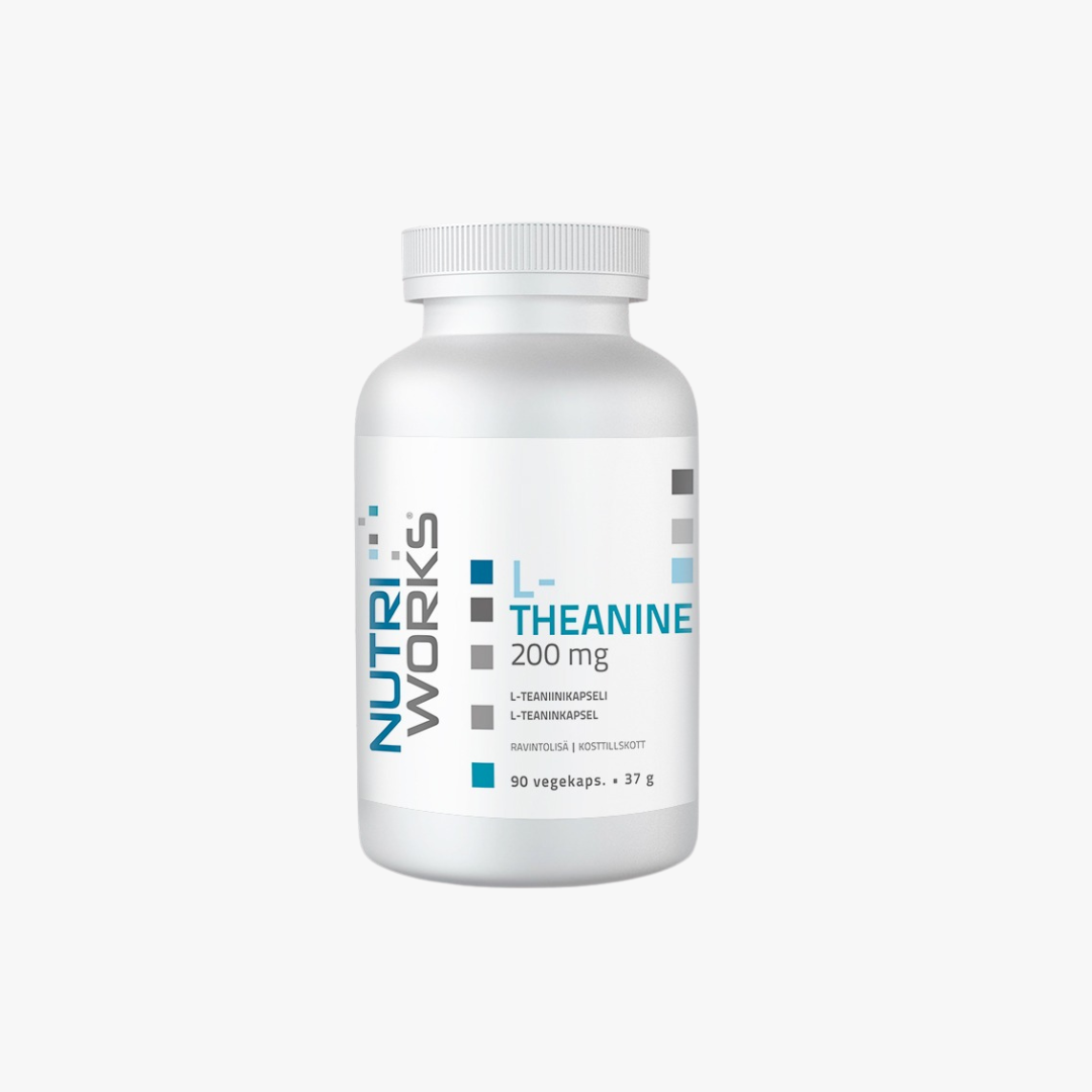L-Theanine 200 mg -Theaniinikapseli, 90 kapselia