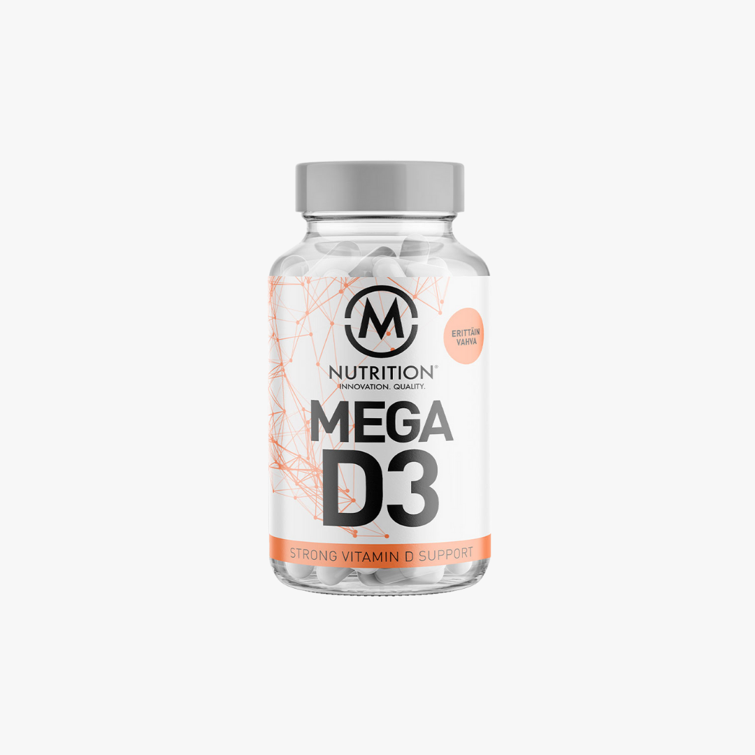 Mega D3 -Vitamiinikapseli, 120 kapselia