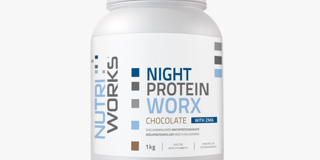 Night Protein Worx With ZMA -Kaseiiniproteiini, 1000 g