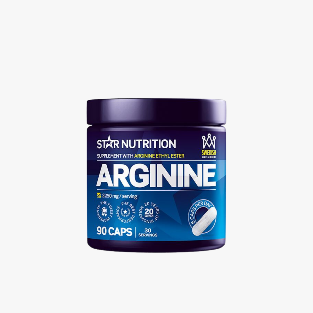 Arginine, 90 kapselia