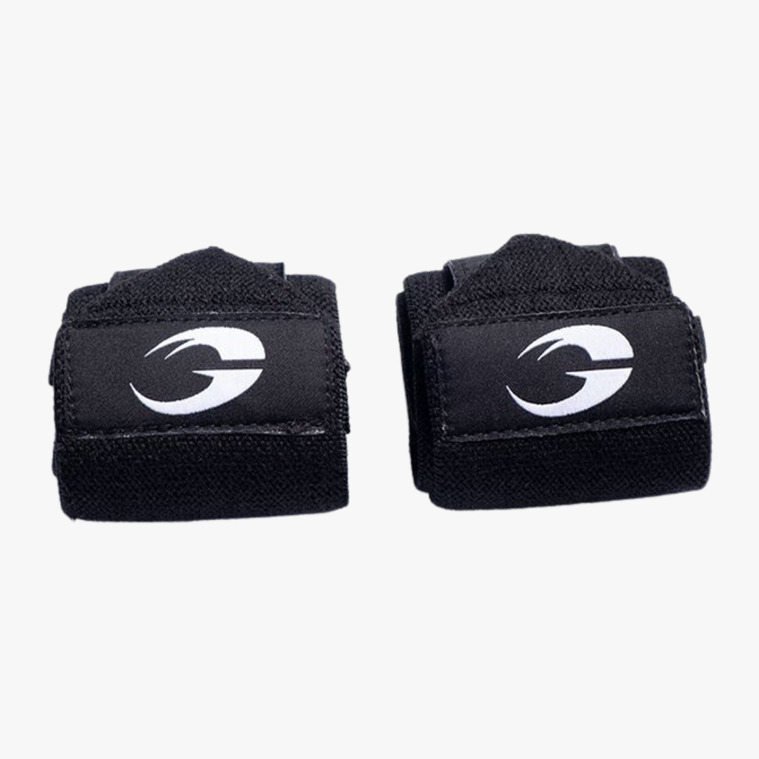 Hardcore Wrist Wraps 18inch (46cm) , Black/White - Rannetuet